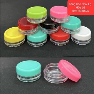 Hủ chiếc nhựa mỹ phẩm 3gr,10gr hủ đựng kem,phụ kiện du lịch