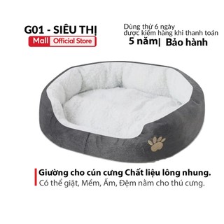 Giường nằm cho thú cưng dễ thương