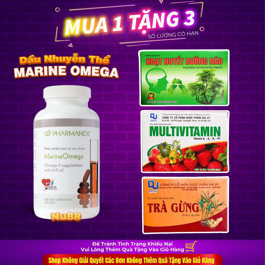 Nuskin Marine Omega 3 – Dinh Dưỡng Cho Da, Tim Và Não Date T9/2025