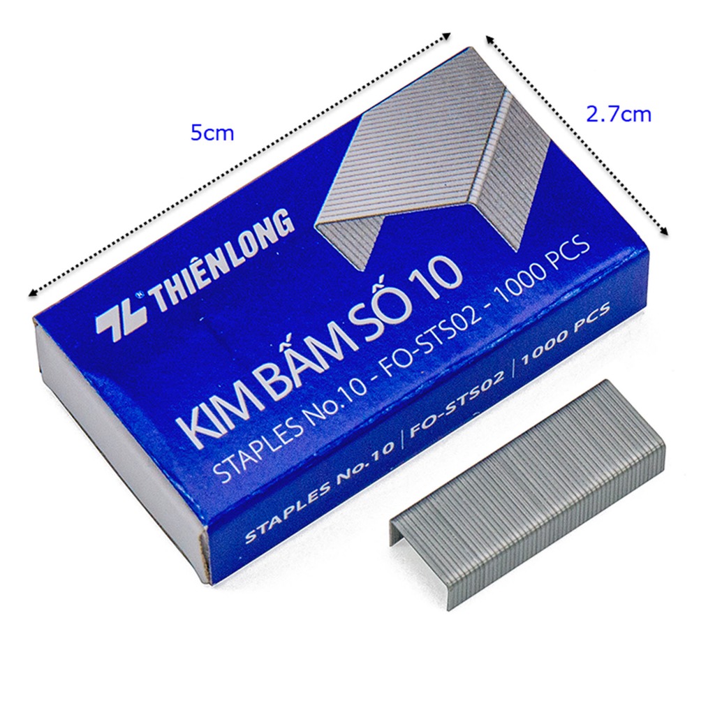 [MUA SỈ GIẢM 10%] Kim bấm No.10, FO-STS02 (1 hộp nhỏ)