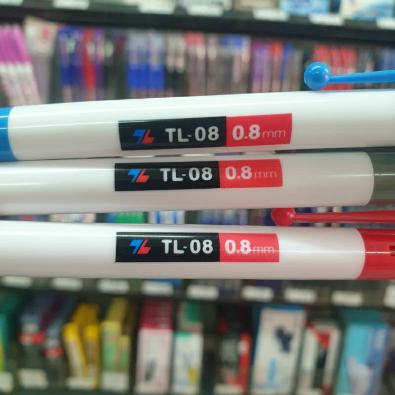 Bút bi bấm Thiên Long TL-08, nét bút 0.8mm