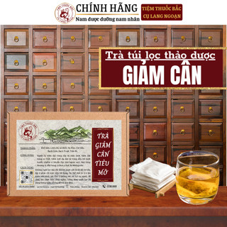  Trà giảm cân Cụ Lang Ngoạn giảm mỡ siêu nhanh, đặc biệt cho người mập thịt bịch 30 lọc
