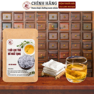 Gói trải nghiệm trà túi lọc Tiêm thuốc bắc Cụ Lang Ngoạn 1 lọc dùng 1 lần 3gram tiện lợi