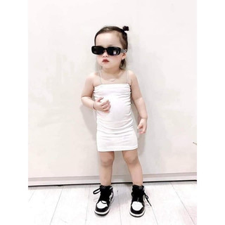 váy 2 dây cho bé body siêu xinh basic
