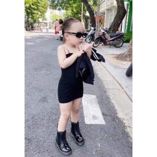váy 2 dây cho bé body siêu xinh basic