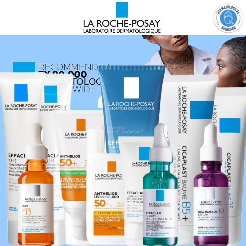 La Roche Posay Cicaplast Baume B5 100ml/Effaclar Duo+ Kem Dưỡng Ẩm/Pure Vitamin C Serum 30ml