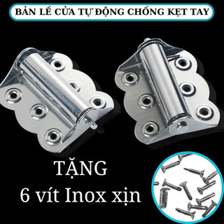 Bản lề tự động đóng cửa lò xo thông minh bằng INOX, Dành cho cửa gỗ, nhôm, sắt đóng vào từ từ
