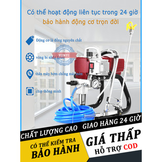 Máy phun sơn công nghiệp,máy phun sơn nước,Súng phun sơn điện áp cao 1800W,Máy Phun Áp Lực Cao,ống dài10M