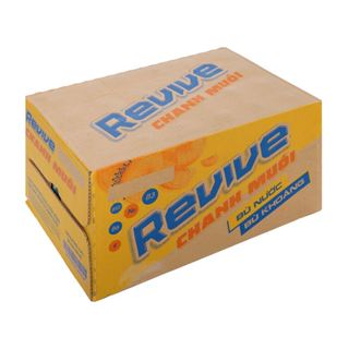 Thùng 24 chai nước bù khoáng Revive chanh muối 390ml