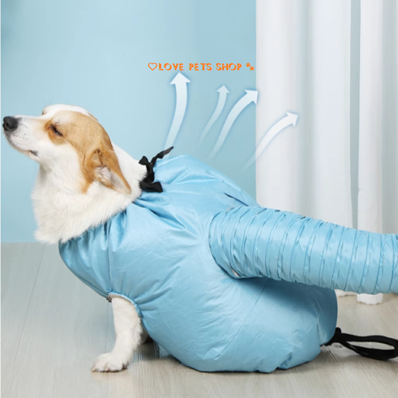 Túi trùm sấy khô lông cho Chó Mèo - Love Pets Shop