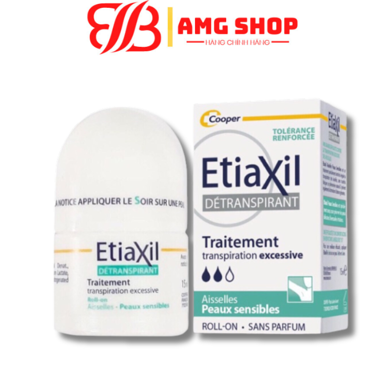 Lăn Khử Mùi Etiaxil - Khử Mùi, Ngăn Mồ Hôi Hiệu Quả 15ml