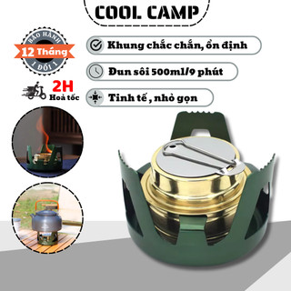 Bếp Cồn Gấp Gọn Dã Ngoại Cắm Trại Nhỏ Gon An Toàn, Bếp Cồn 3 Lớp Chống Tràn Bảo Vệ Tuyệt Đối