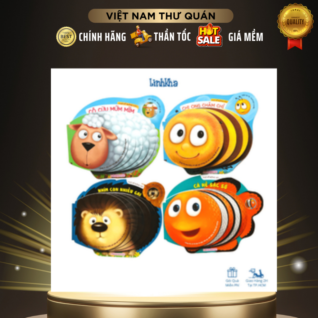Sách Thơ Về Động Vật - Được Làm Theo Hình Các Bạn Thú Cho Các Bé Nhỏ Thích Đọc Sách - Tân Việt