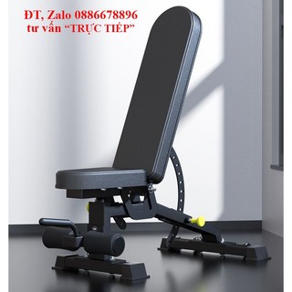 Ghế tạ đang năng Cao cấp 8S, ghế tập gym đa năng tùy chỉnh độ dốc dễ dàng