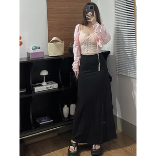 Chân váy zip dài (ảnh thật/ có sẵn)