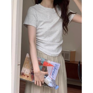 LYRA - Áo baby tee trơn chun eo nhiều màu chất thun mềm co giãn nhẹ phong cách trẻ trung, Hàn Quốc-CSYAP0242