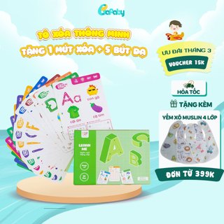 Đồ Chơi Giáo Dục Montessori Tập Tô Vẽ Thông Minh Xóa Được Cho Bé Từ 1-6 Tuổi Tặng Kèm Bút Và Mút Xóa - 265