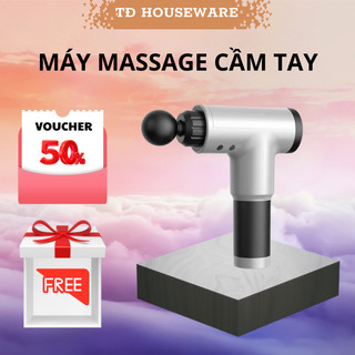Máy massage cầm tay 4 đầu 6 chế độ - Máy massage trị liệu đau mỏi vai gáy - Bảo Hành Miên Man - máy massge to