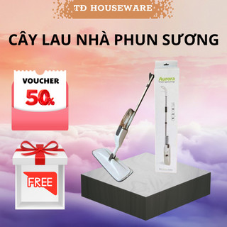 Cây Lau Nhà Thông Minh Phun Sương Lau Dọn Dễ Dàng 2 Trong 1 Đầu Xoay 360 Độ
