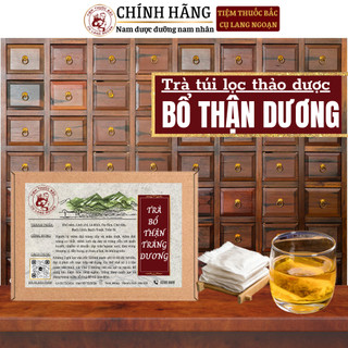 Trà bổ thận tráng dương Cụ Lang Ngoạn giúp mạnh sinh lý, khoẻ tinh trùng, bền bỉ dẻo dai, kéo dài cuộc yêu bịch 30 lọc