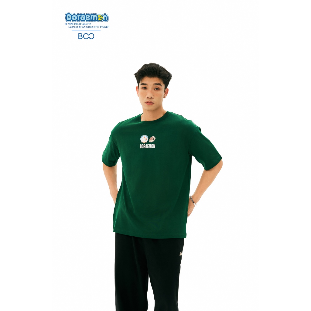 Áo Thun BOO Unisex Dáng Loose In Small Graphic Doraemon