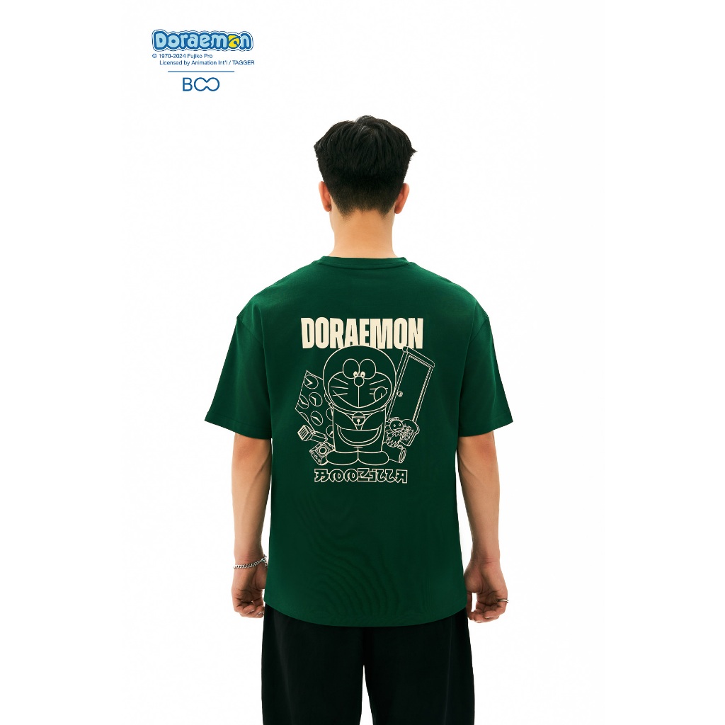 Áo Thun BOO Unisex Dáng Logo Big Graphic DORAEMON