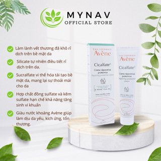 Kem Dưỡng Avene Cicalfate Repair Cream Phục Hồi Da Dưỡng Ẩm Và Giảm Sẹo Thâm 40ml 100ml Pháp
