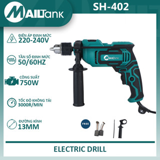 MÁY KHOAN MailTank SH402 máy khoan bê tông 13MM 750W khoan tường \ Khoan Gỗ \Sắt\ bắn vít