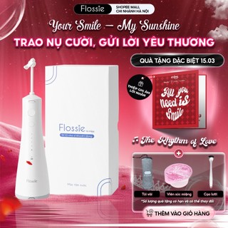Tăm nước cầm tay Flossie chính hãng. Vòi phun 2 chiều đầu tiên  cho góc phun vuông góc hạn chế chảy máu chân răng