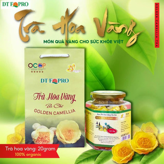 Trà hoa vàng Ba Chẽ, trà hoa cao cấp Quảng Ninh, lọ 20g