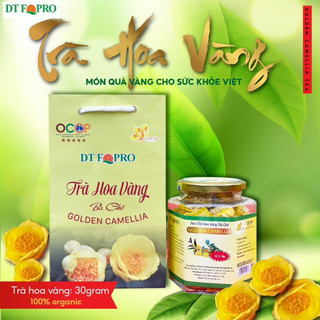 Trà hoa vàng Ba Chẽ, trà hoa cao cấp Quảng Ninh, lọ 30g
