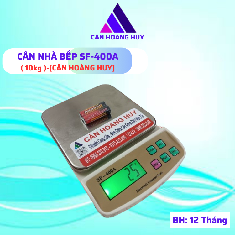 Cân tiểu ly nhà bếp SF-400A màn hình LED xanh