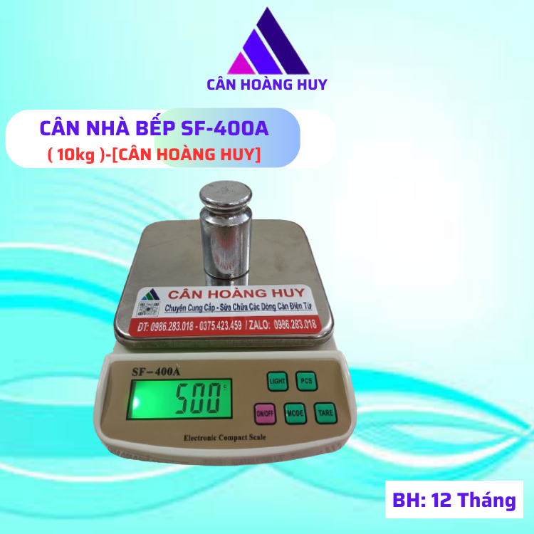 Cân tiểu ly nhà bếp SF-400A màn hình LED xanh