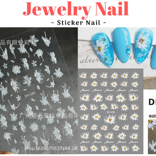 Nail sticker dán móng hình dán móng tay 3d mẫu hoa quả 3d jewelry