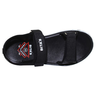 Sandal đế bằng bé trai Bita's SEN.76 (Đen + Xám + Xanh dương)