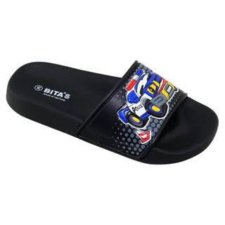 Dép quai ngang bé trai Bita's EBY.17 (Navy + Đen + Đỏ + Xám)