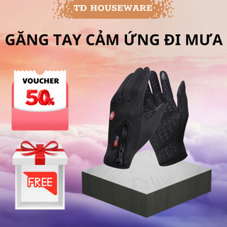 Găng tay mùa đông chống lạnh, Găng tay nỉ chống lạnh chống nước cảm ứng dùng cho cả nam và nữ