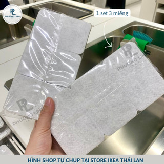 Set 3 miếng rửa bát tạo bọt tốt svampig - chính hãng ikea