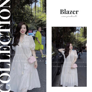 Váy bầu thiết kế , đầm bầu xinh dáng dài đuôi cá chất tằm 2 lớp tay lỡ cổ cao buộc dây siêu xinh đầm bầu Elly