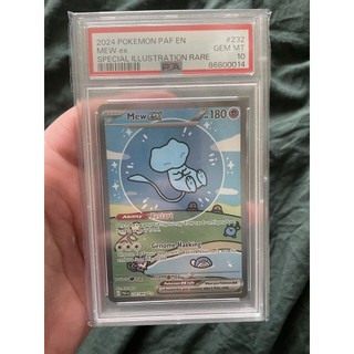 Thẻ psa 10 gem mint 2023 pokemon mew ex 232/091 ar tcg 1459 d54 2-19