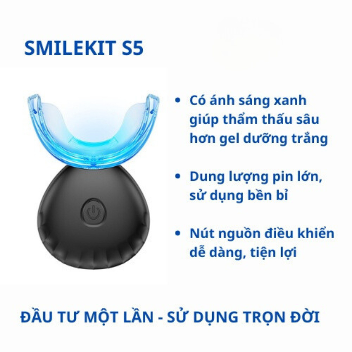 Máy Làm Trắng Răng SMILEKIT S5 - Máy tẩy trắng răng không ê buốt