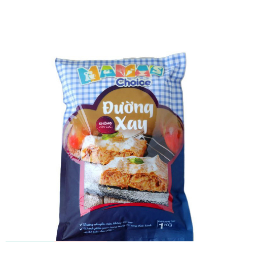 Đường xay Mama Choice 1KG / Farina 1KG - Đường bột làm bánh Mama Choice/Farina 1000g