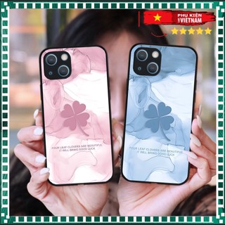  Ốp lưng cho iphone 6  7  8  X  XSMAX  11  12  13  14  15 PRO  PROMAX  PLUS CỎ BA LÁ ĐỦ MÀU 