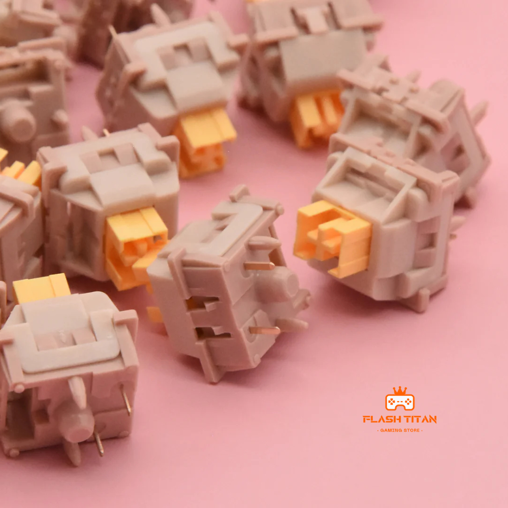 Switch Outemu Silent Peach V3 - Không gây tiếng ồn - lực nhấn 45g - 5pin | BigBuy360 - bigbuy360.vn