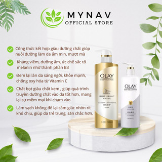 Sữa Tắm OLAY B3+Vitamin C 500ml Siêu Dưỡng Trắng Da Cấp Ẩm Và Đàn Hồi Cho Da,Sữa Dưỡng Thể OLAY Trắng tự nhiên