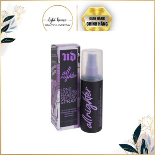 XỊT KHÓA MAKEUP URBAN DECAY ALLNIGHTER MAKEUP SETTING SPRAY UNBOX