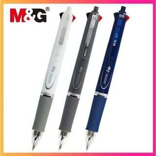 Bút bi dầu 4 màu ABP803R4 / 803R4 ngòi 0.7mm thân trơn chuyên in quảng cáo