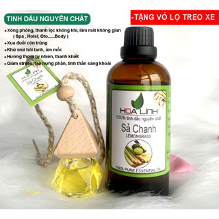Tinh Dầu SẢ CHANH, QUẾ,  LAVENDER, HOA HỒNG..nguyên chất thơm lừng 100ml-50ml-30ml (Tặng vỏ lọ treo xe)