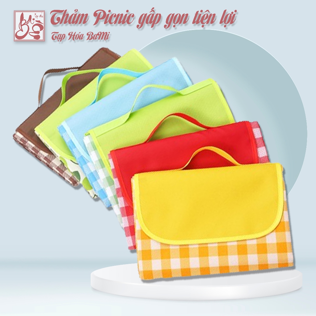 Thảm picnic thảm decor dã ngoại cao cấp gấp gọn dễ dàng mang theo - Tạp Hóa BaMi