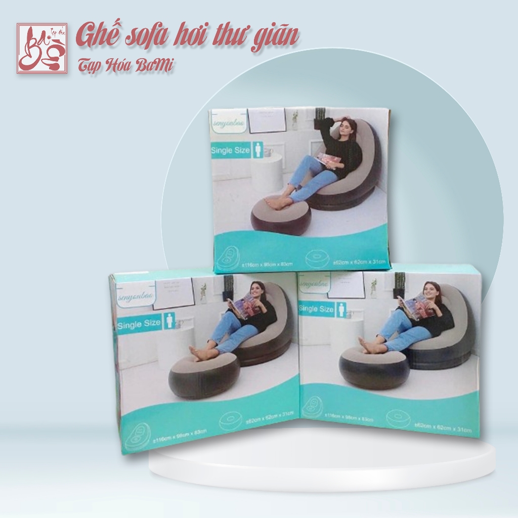 Ghế hơi tựa lưng đa năng, Sofa Hơi Thư Giãn Cao Cấp - Tạp Hóa BaMi | BigBuy360 - bigbuy360.vn